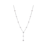 OSM White Pearl Necklace 5–8mm Mixed Shape, S925 Silver