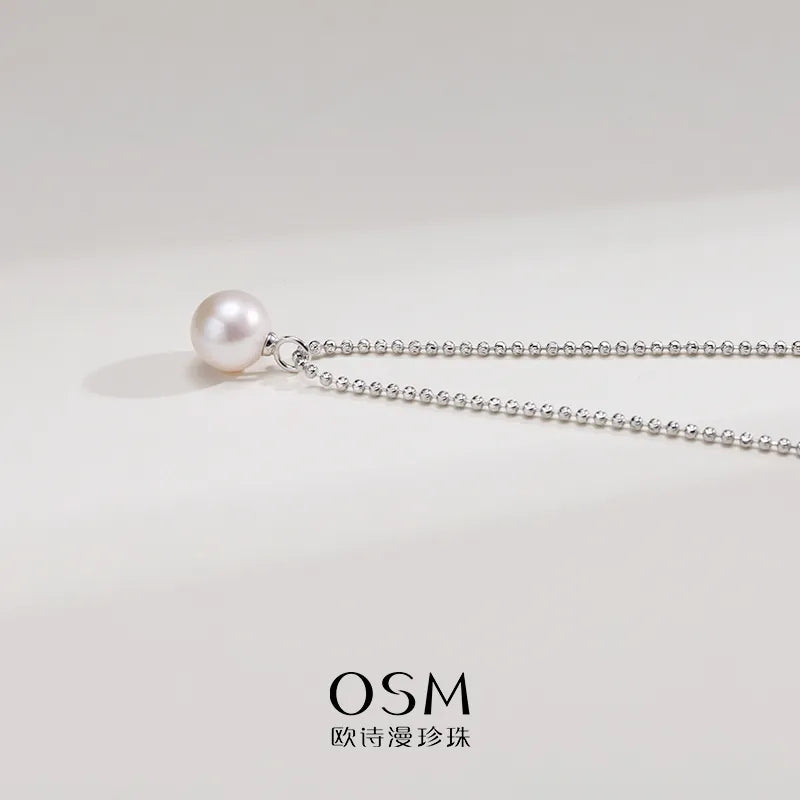 OSM Pearl Necklace 12–13 mm 925 Silver