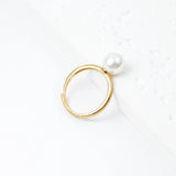 OSM Round Adjustable Ring 8–9mm – Gold Tone S925 Silver