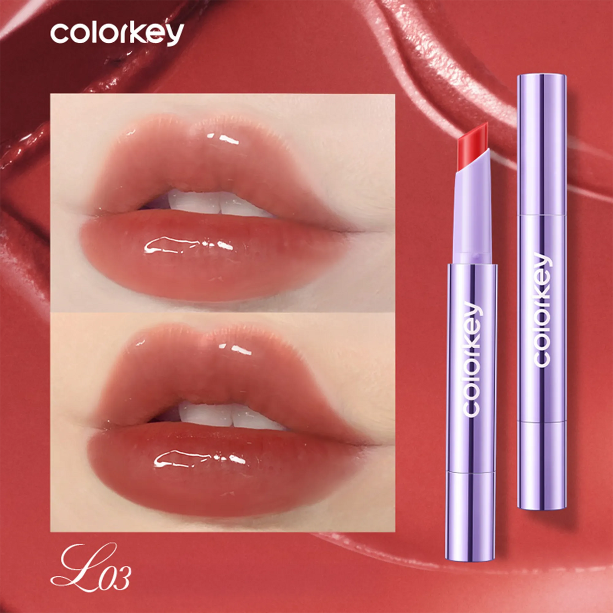 COLORKEY Lasting Glossy Lipstick 2gr
