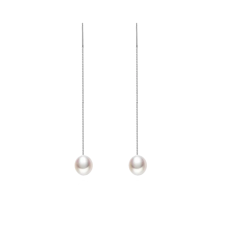 OSM Oval (Teardrop) Earrings 6–7mm – S925 Silver