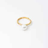 OSM Round Adjustable Ring 8–9mm – Gold Tone S925 Silver
