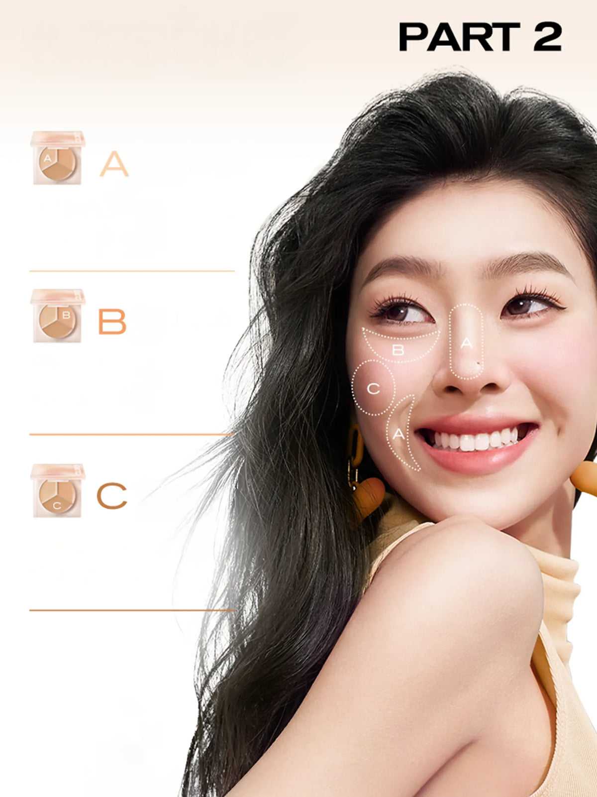 COLORKEY Targeting Three-colour Concealer Palette 3,9gr