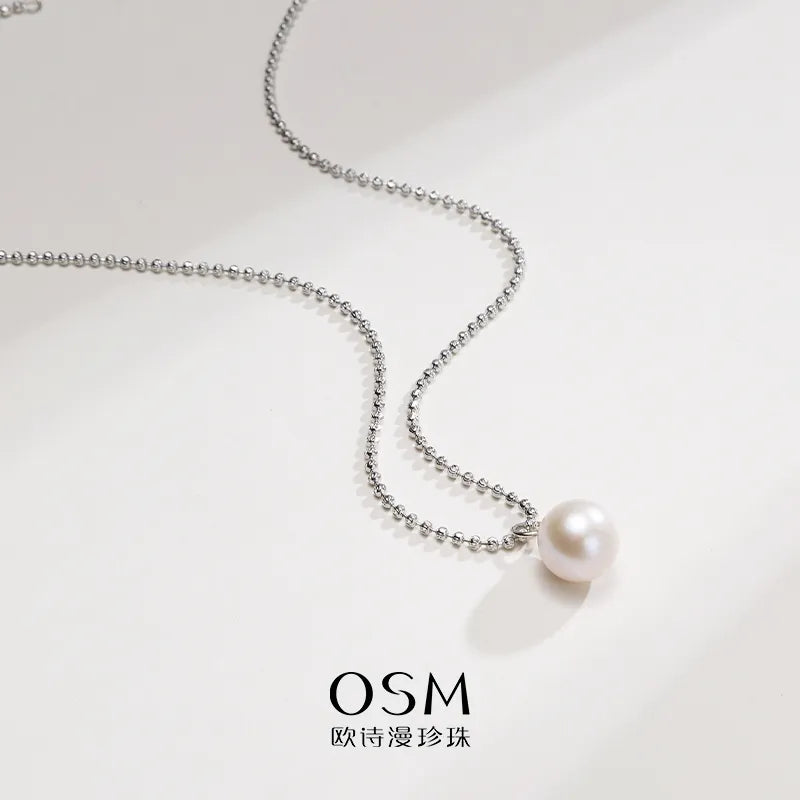OSM Pearl Necklace 12–13 mm 925 Silver