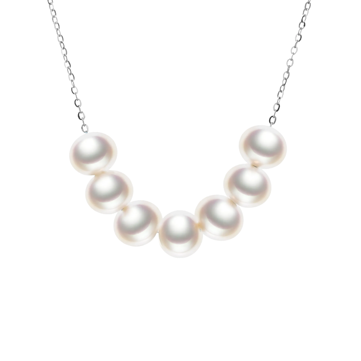 OSM Pearl Necklace 6–7 mm White 925 Silver