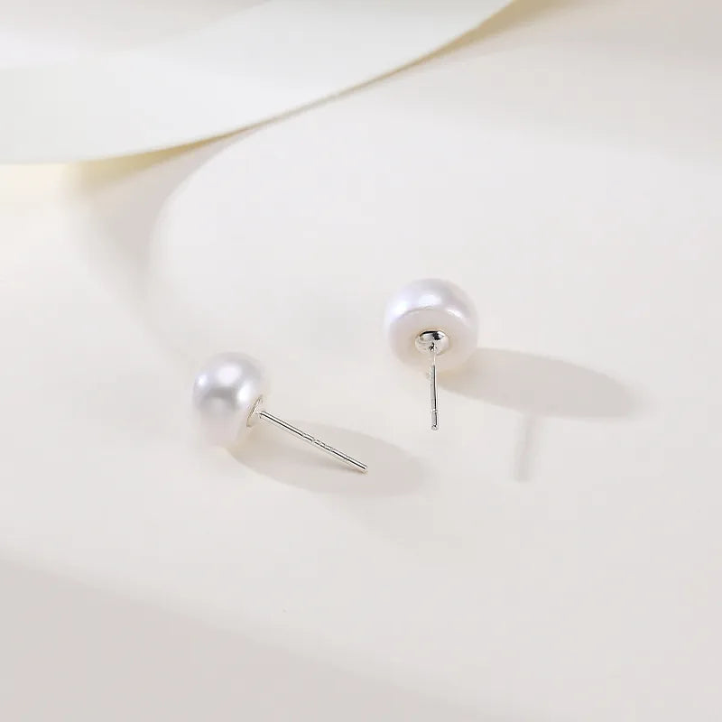 OSM  Flat Round Earrings Set – 6–7mm & 8–9mm