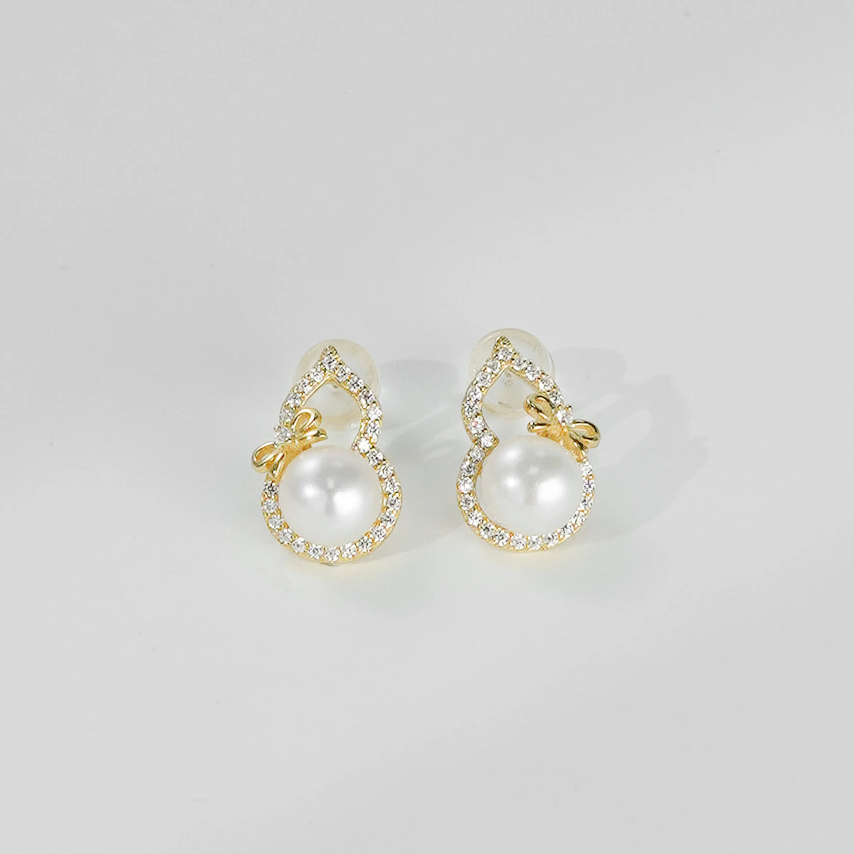 OSM Flat Round Earrings 6–7mm – Gold Tone, S925 Silver