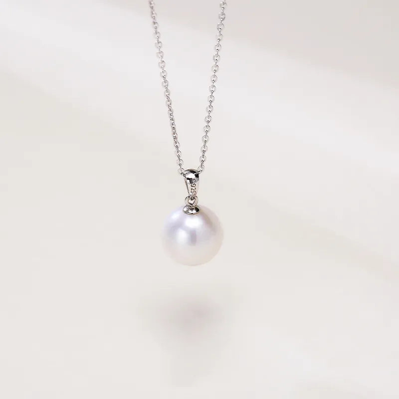 OSM Pearl Necklace 10–11 mm White 925 Silver
