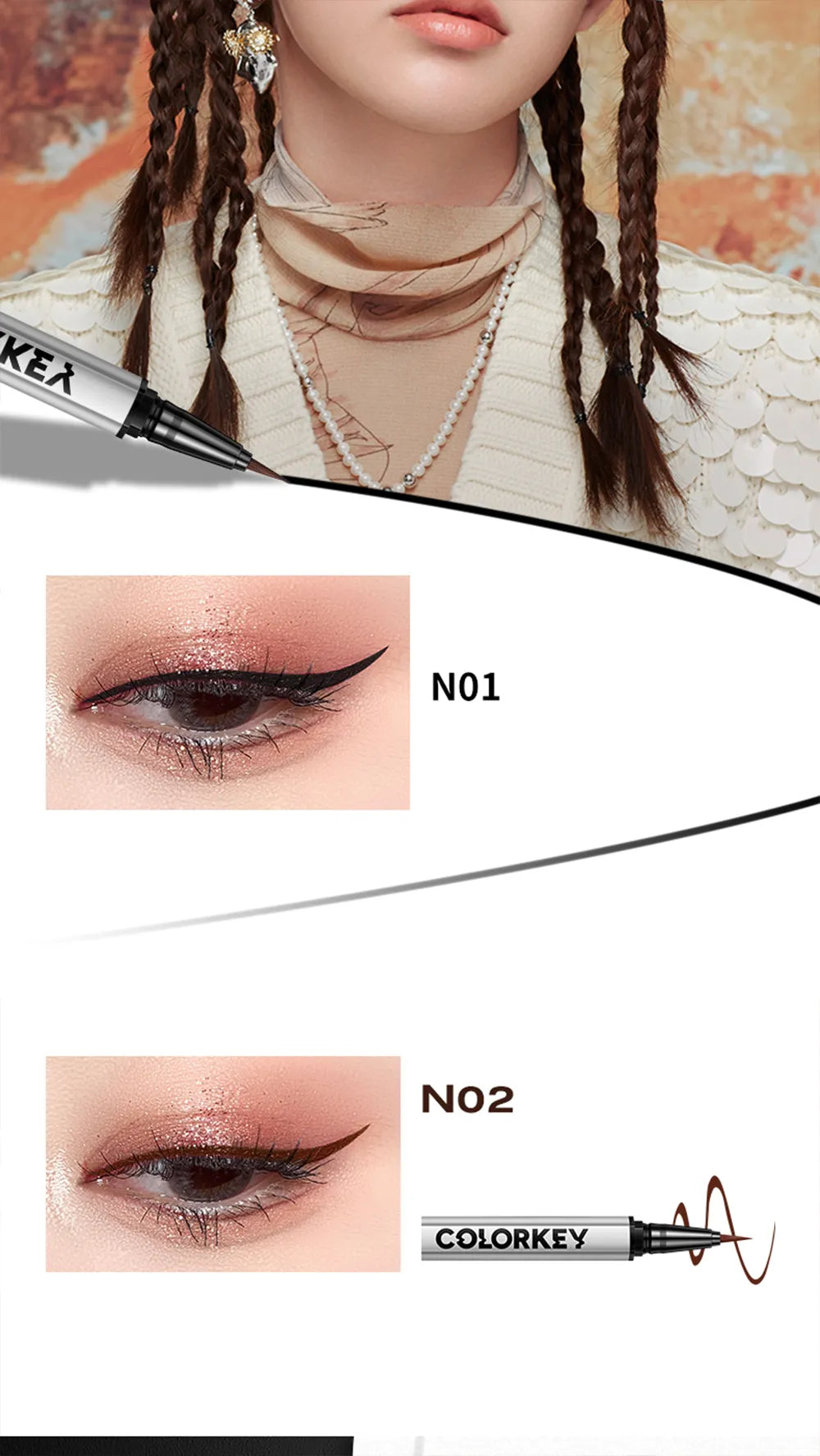 COLORKEY Flowing cloud eyeliner