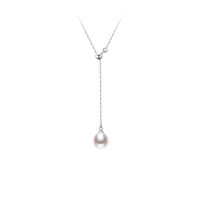 OSM Pearl Necklace 8–9 mm  925 Silver