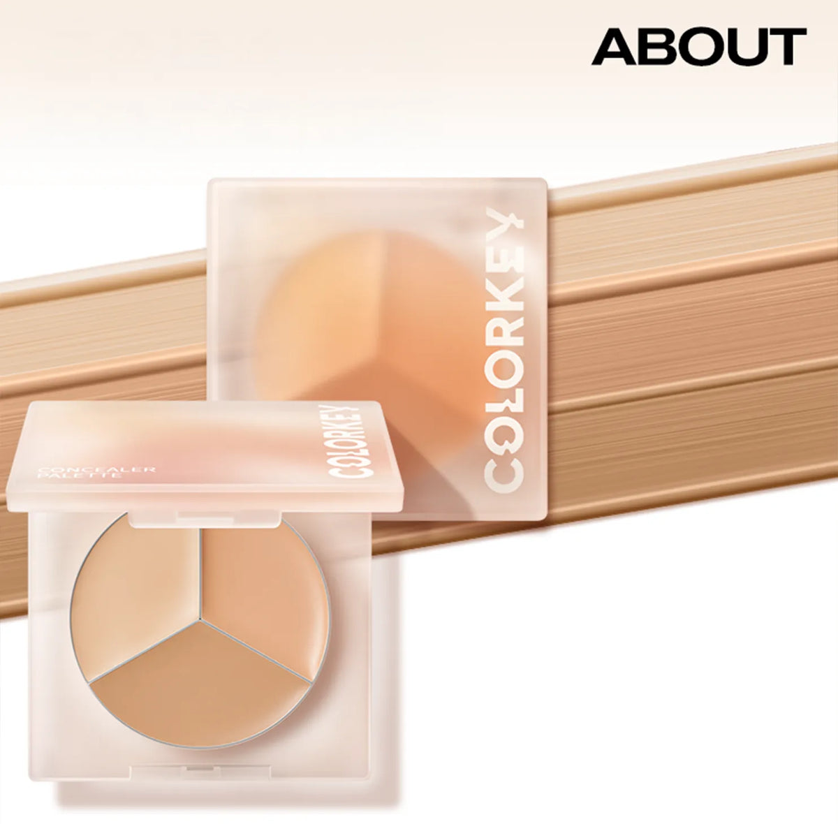 COLORKEY Targeting Three-colour Concealer Palette 3,9gr