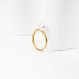 OSM Round Adjustable Ring 8–9mm – Gold Tone S925 Silver