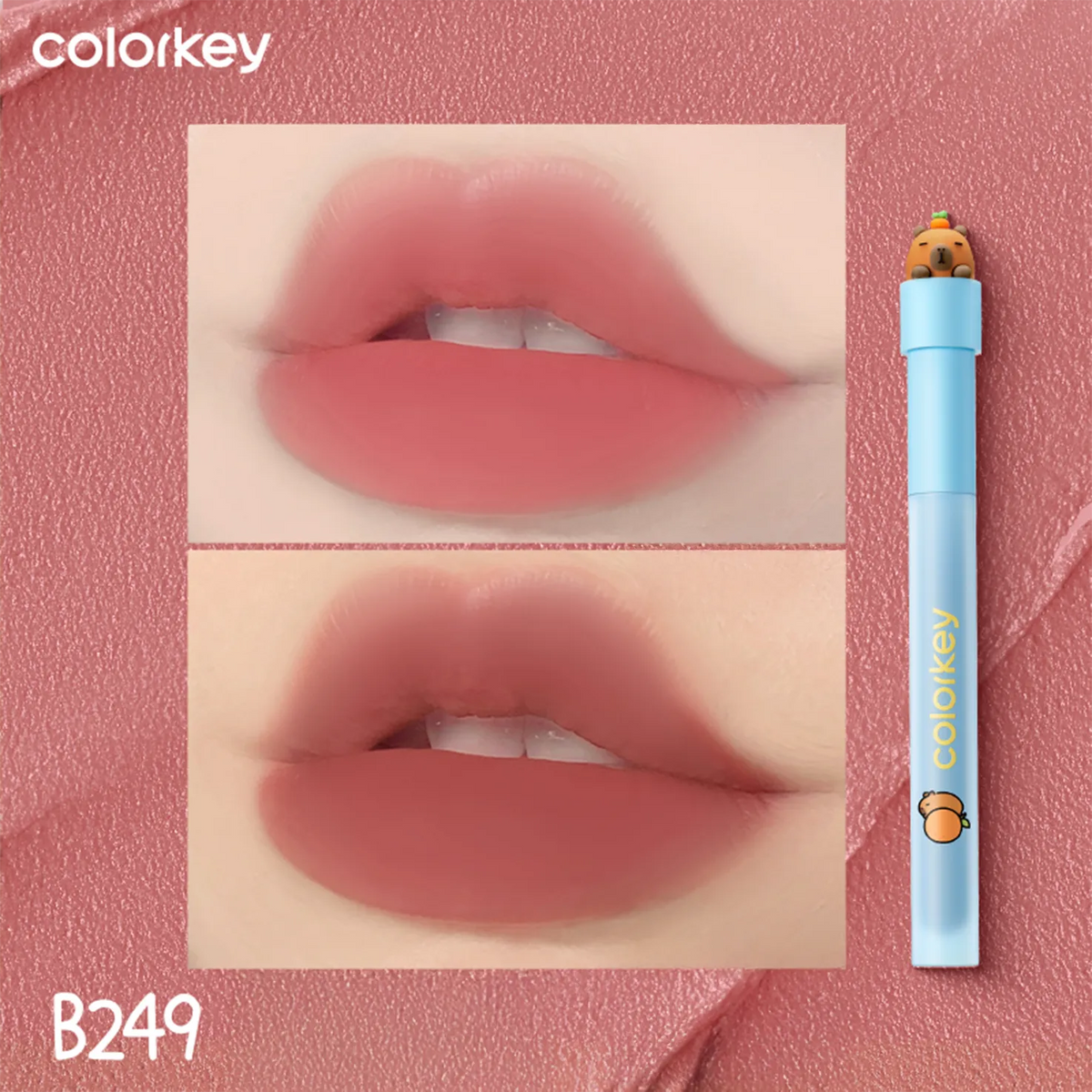 Colorkey Capybara Airy Velvety Lip Lacquer 1.7gr