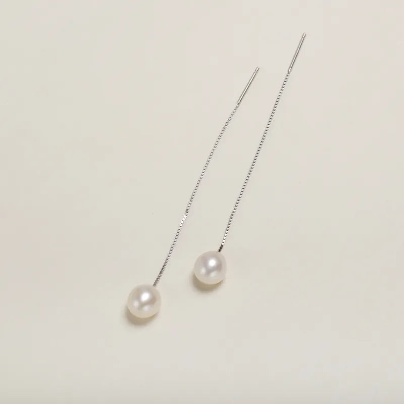 OSM Oval (Teardrop) Earrings 6–7mm – S925 Silver