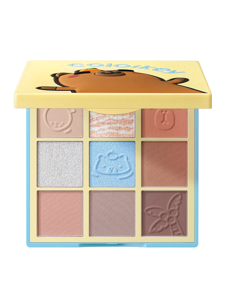 COLORKEY Orange Capybara Nine Shades Eyeshadow Palette 13,5gr