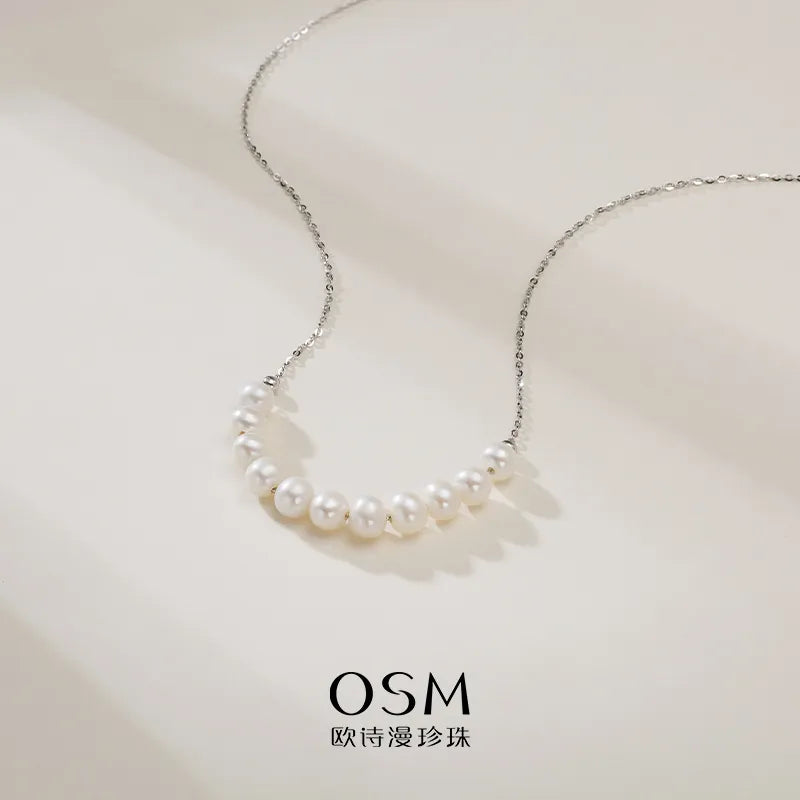 OSM Pearl Necklace 6–7 mm 925 Silver