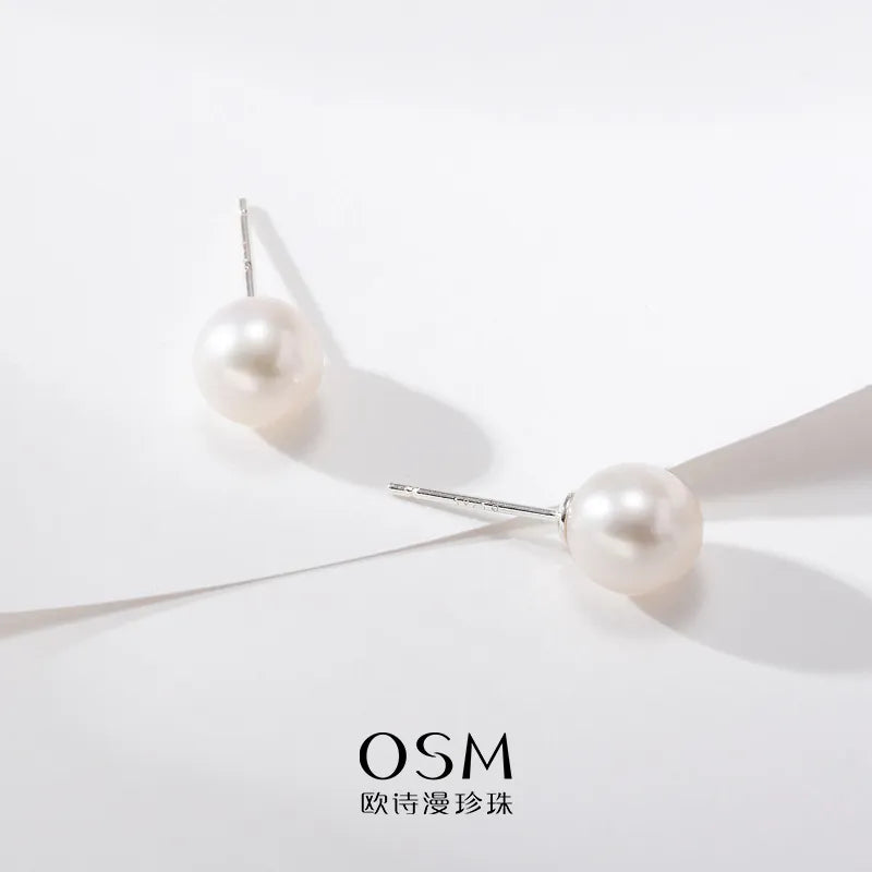 OSM Circular Earrings 7–8mm – S925 Silver