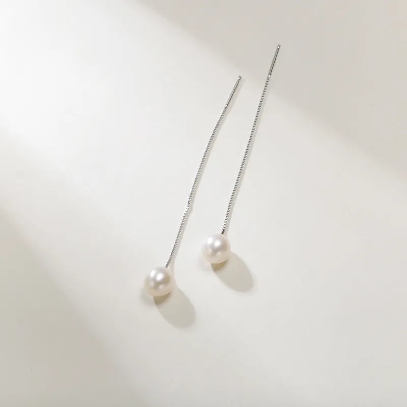 OSM Oval (Teardrop) Earrings 6–7mm – S925 Silver